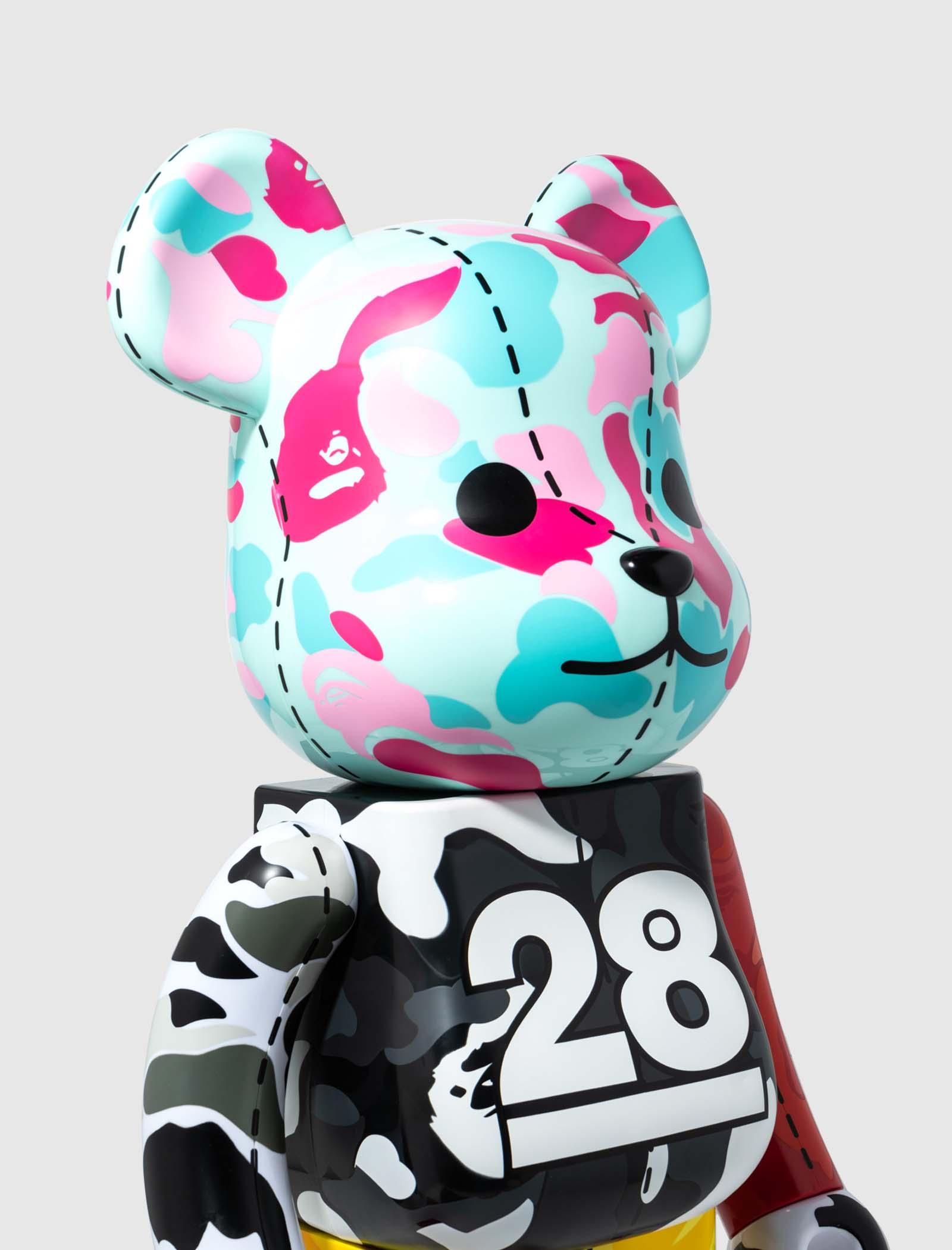 A BATHING APE 28TH ANNIVERSARY CAMO #3 1000% BEARBRICK - A Ma Maniere
