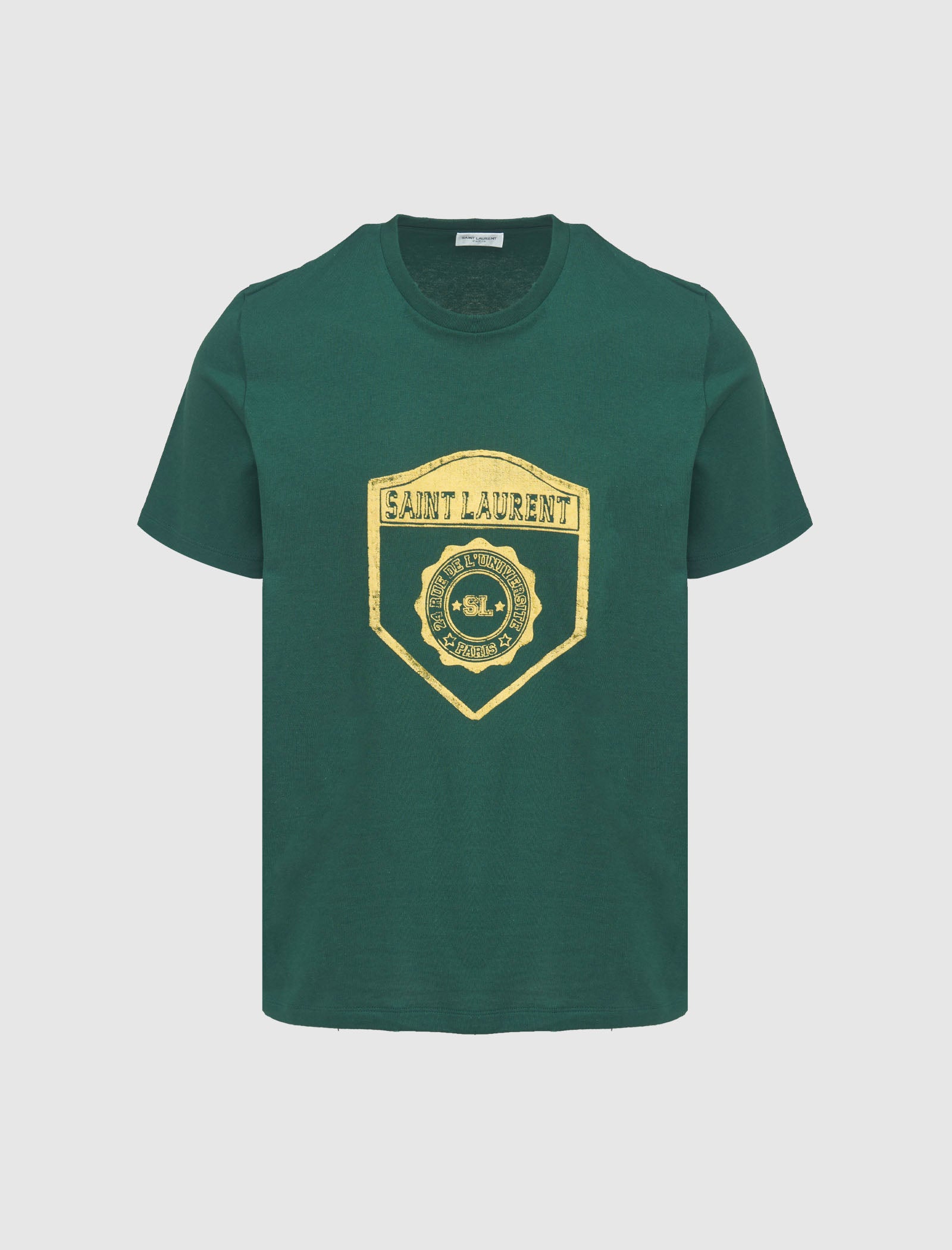 Saint laurent t shirt green Clearance