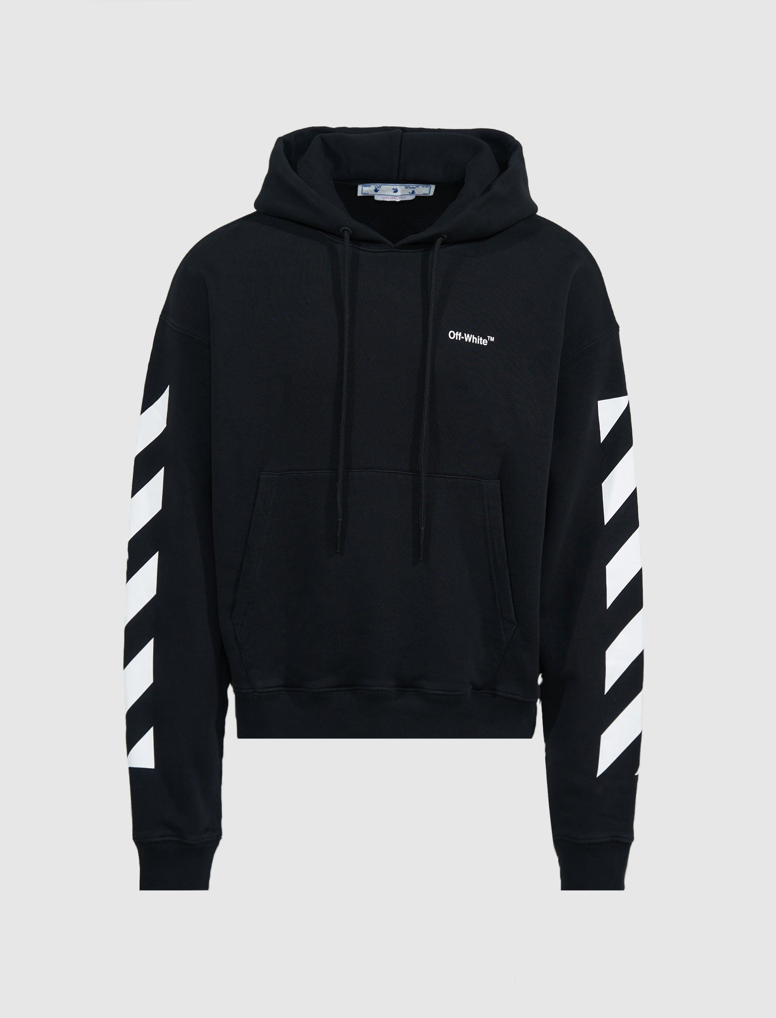 OFF-WHITE DIAGONAL HELVETICA HOODIE – A Ma Maniere