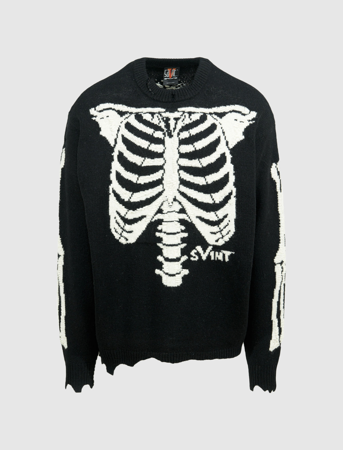 SAINT MICHAEL KNIT BONE SWEATER