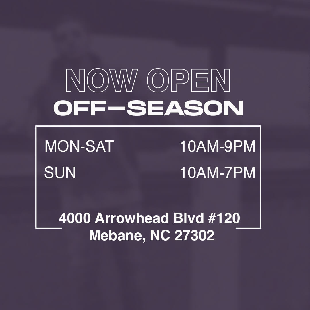 Off-Season Is Now Open: Mebane, NC