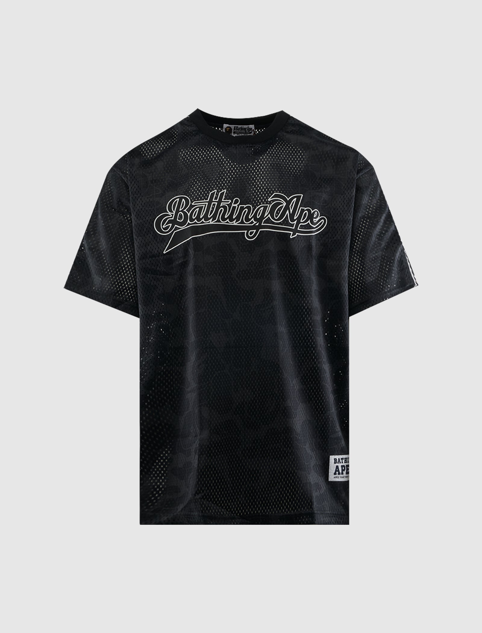 A BATHING APE BASEBALL LOGO TEE