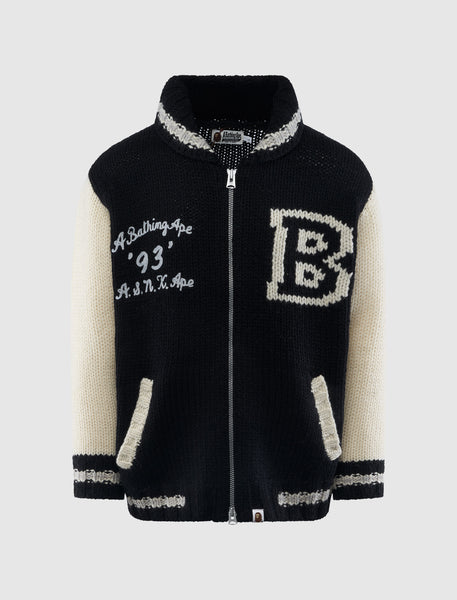 A BATHING APE COWICHAN CARDIGAN