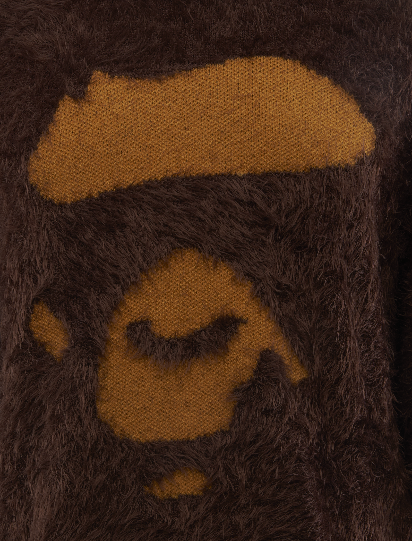 APE FACE SHAGGY SWEATER