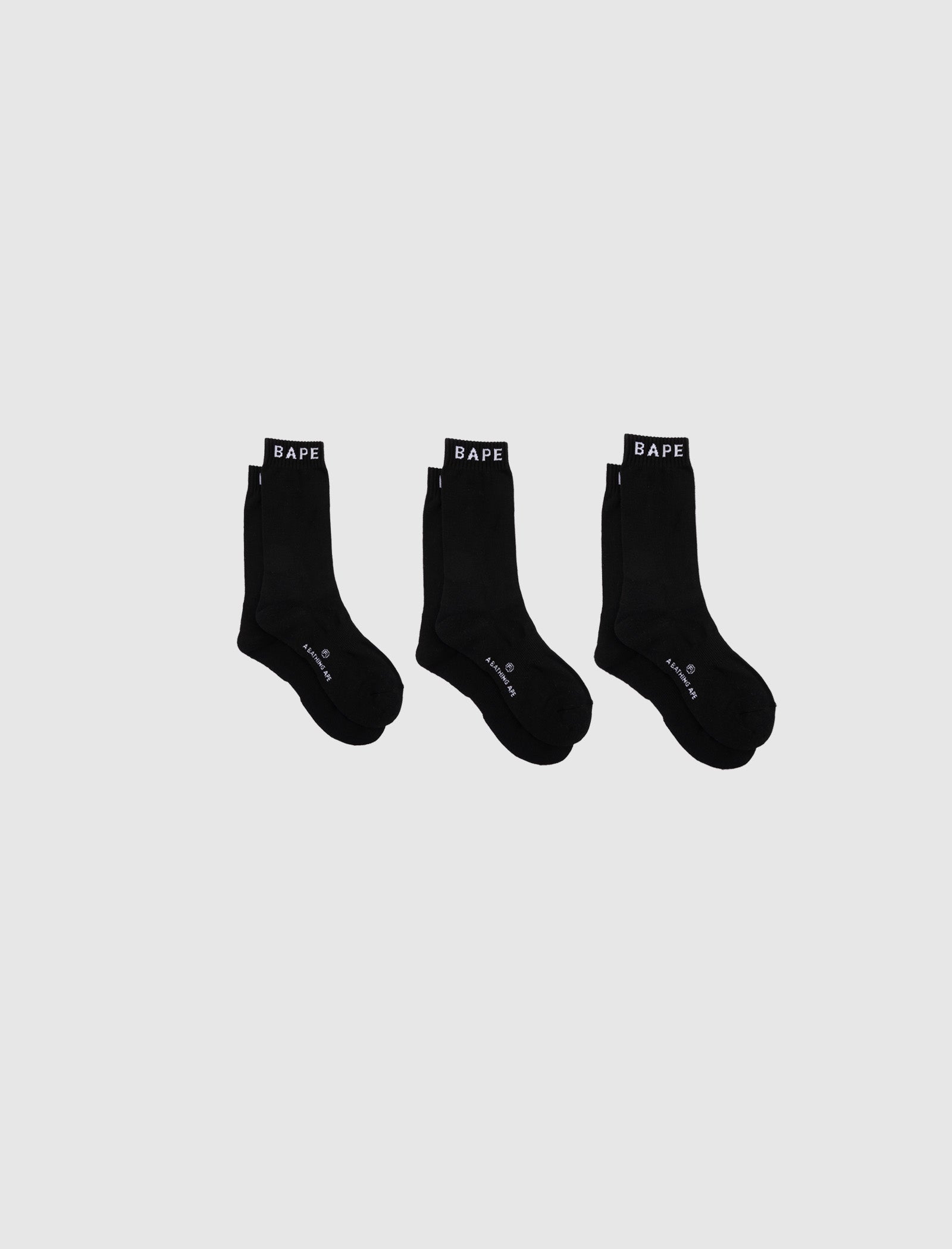 BAPE SOCKS 3-PACK
