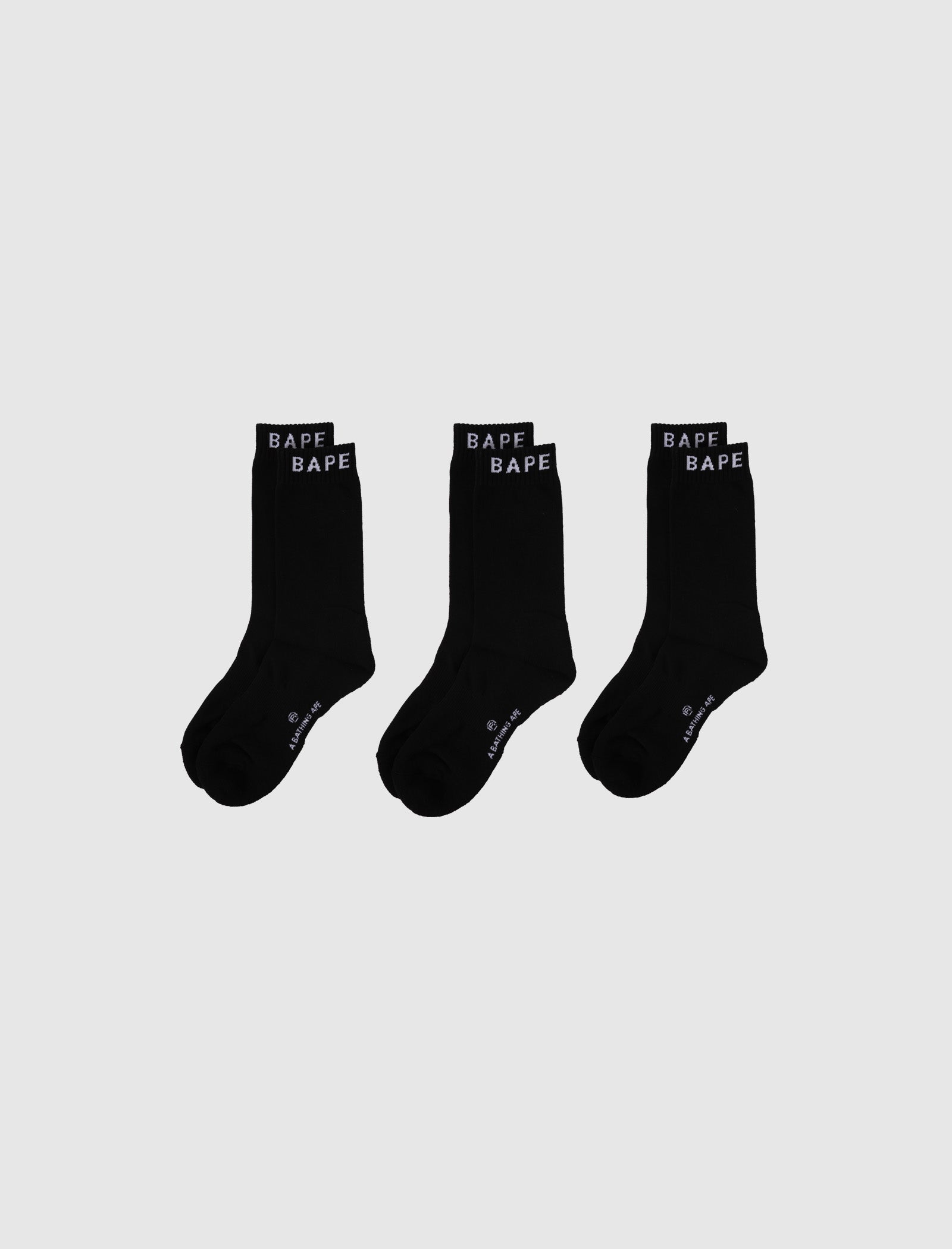 BAPE SOCKS 3-PACK