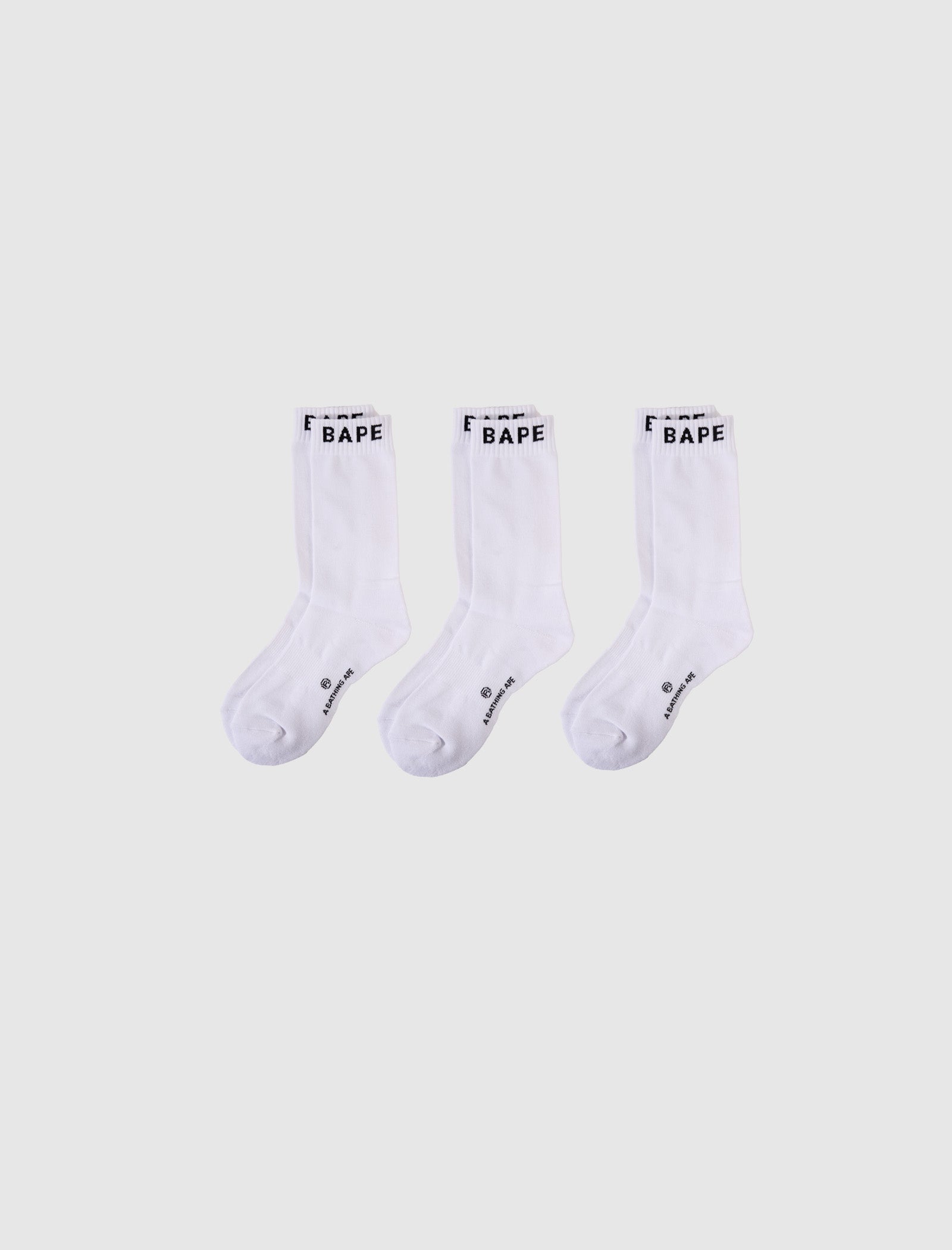 BAPE SOCKS 3-PACK