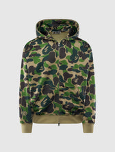 A BATHING APE CAMO RAYON HOODIE