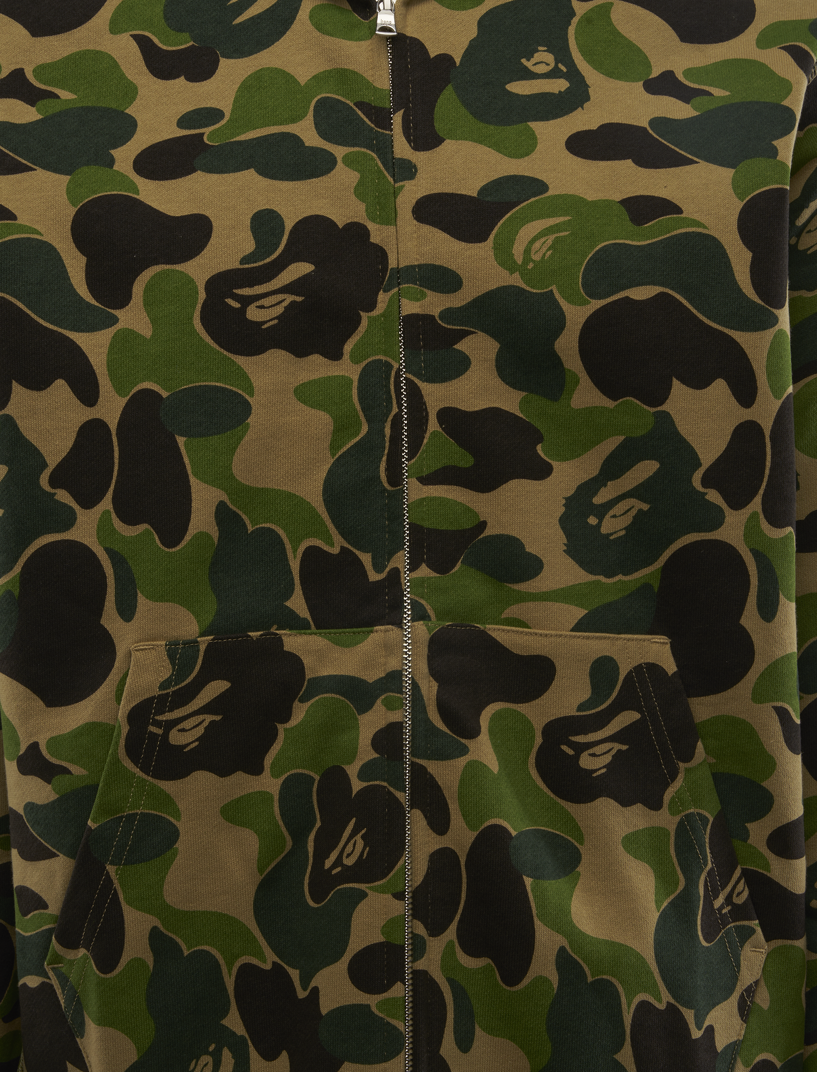 ABC CAMO 2ND APE FULL ZIP HOODIE
