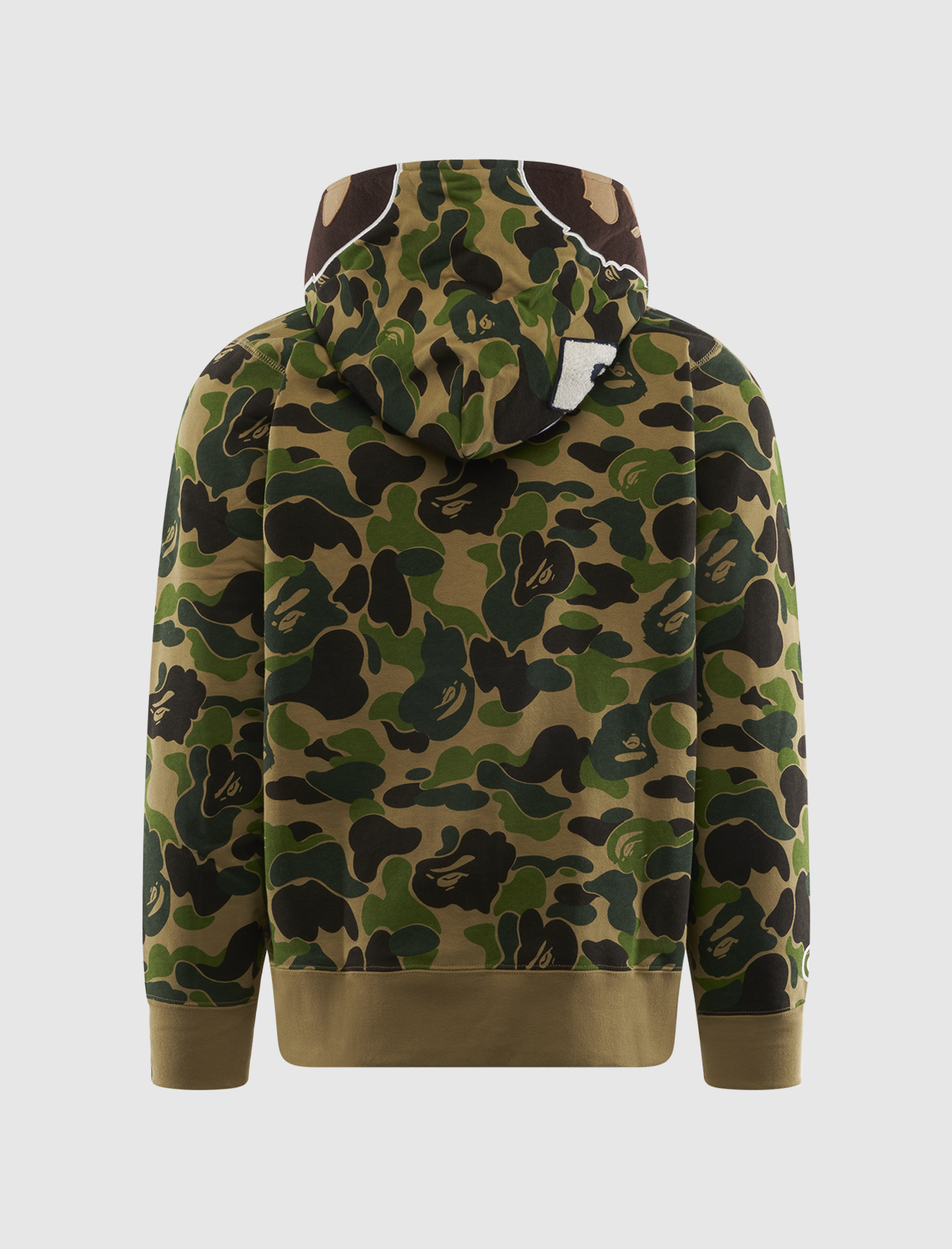 ABC CAMO 2ND APE FULL ZIP HOODIE