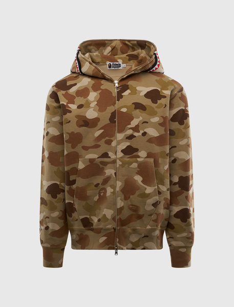 BAPE GRADATION CAMO SHARK FULL ZIP HOODIE