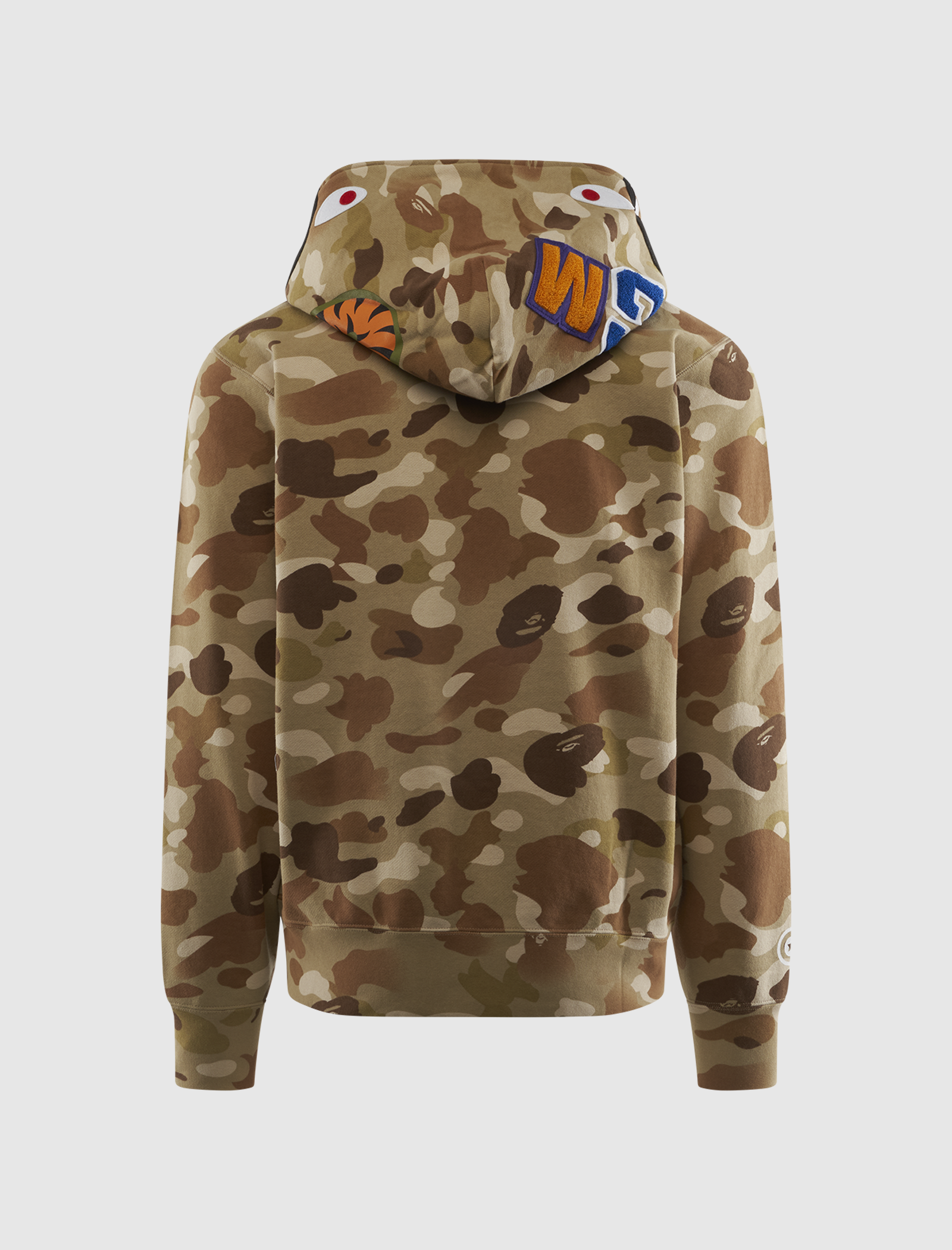 GRADATION CAMO SHARK FULL ZIP HOODIE