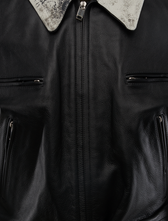ENFANTS RICHES DÉPRIMÉS DOG IN RESTRAINT LEATHER JACKET