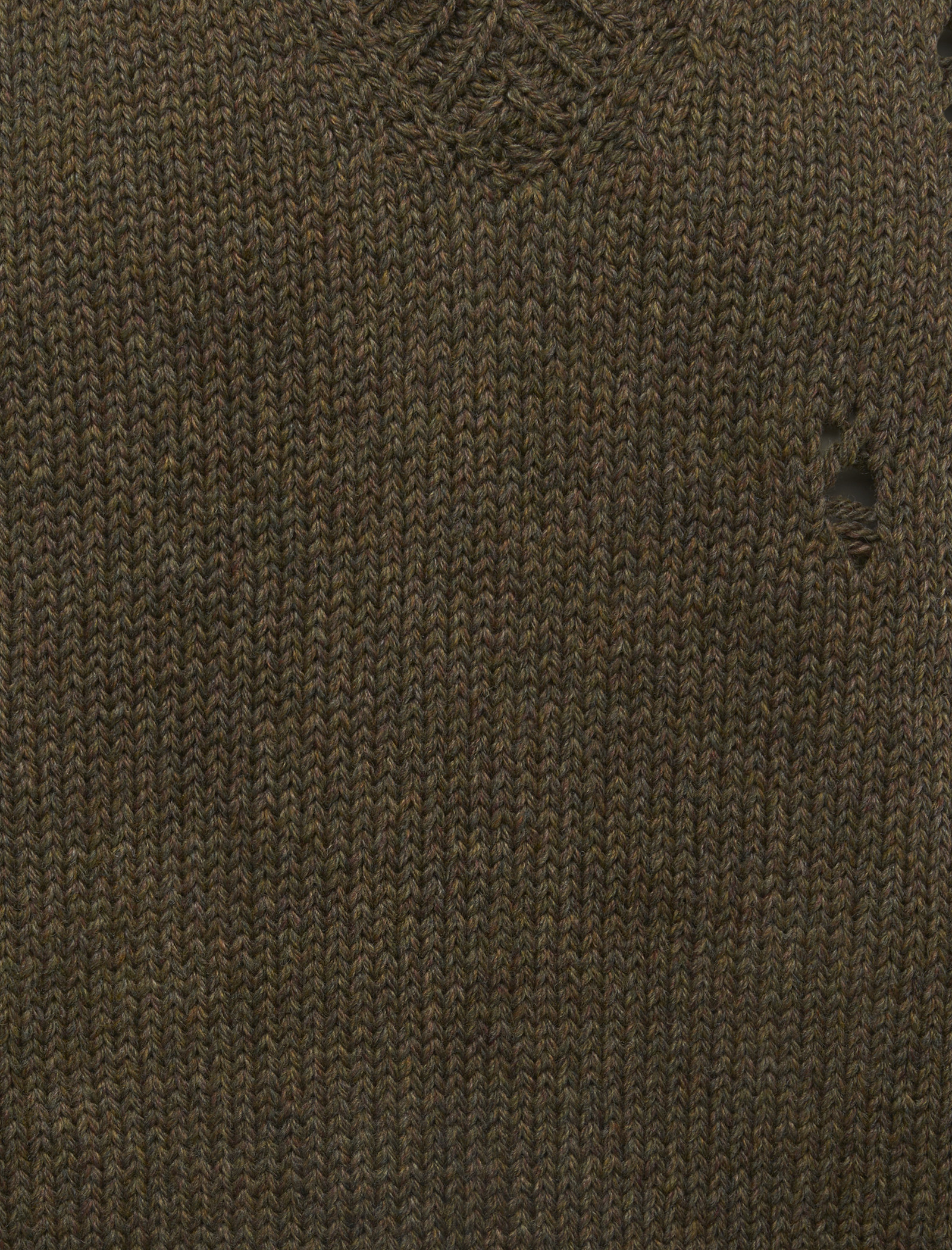 DISTRESSED SWEATER VEST