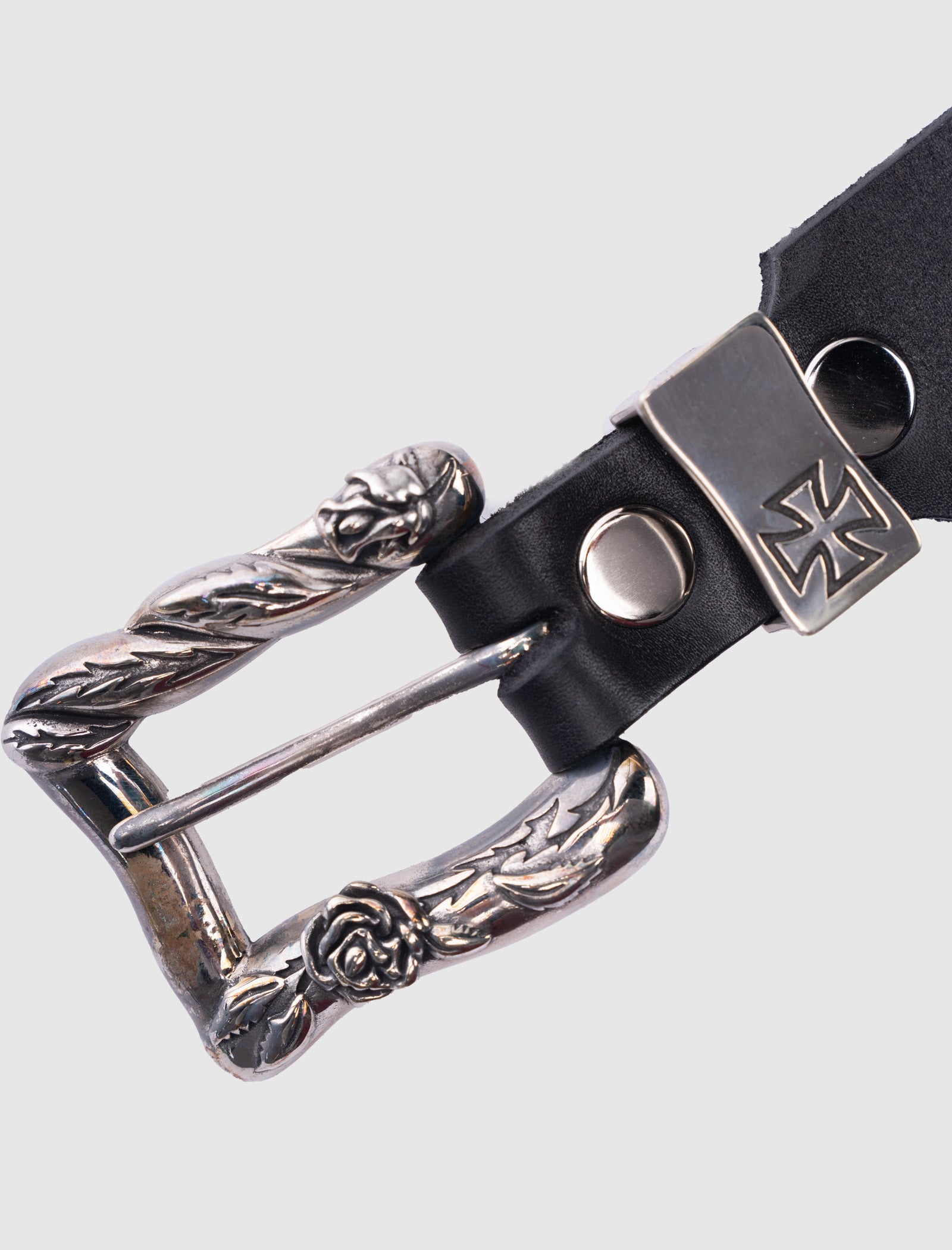 R*N様 Enfants Riches Déprimés ベルト ENFANTS RICHES DEPRIMES FW25 CLASSIC ROSE DOUBLE RING BELT / BLK