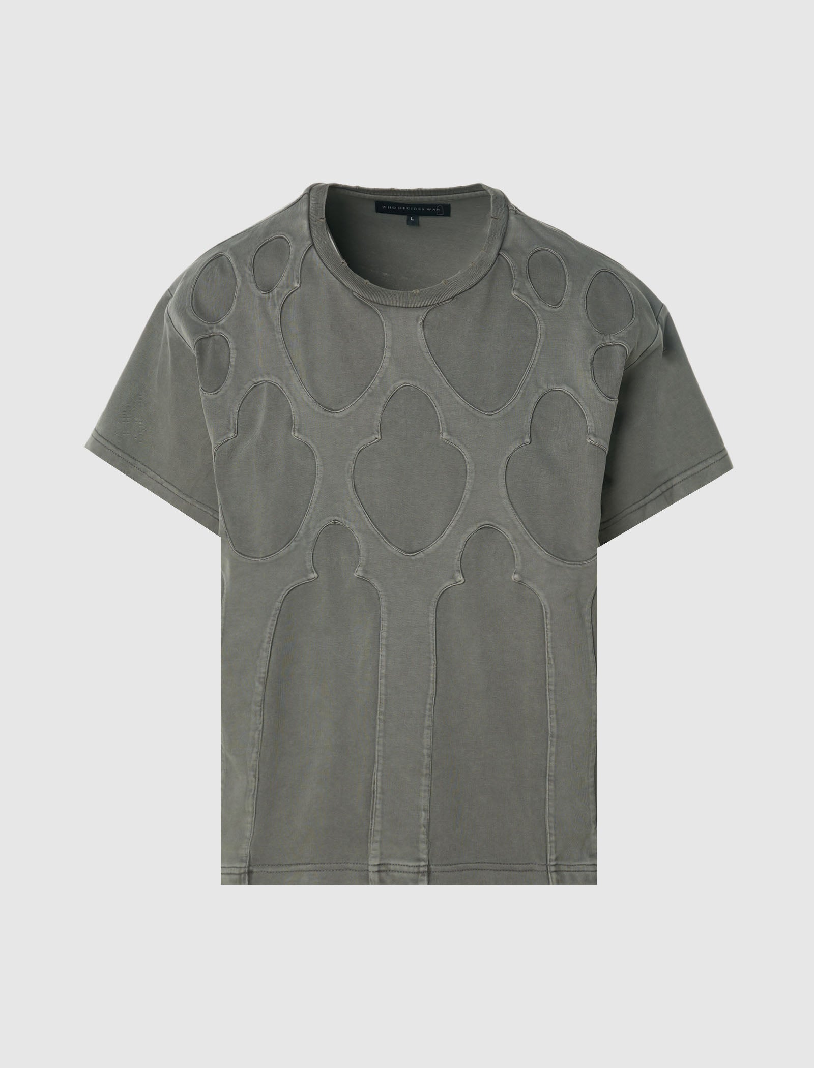 LEATHER WINDOW TEE