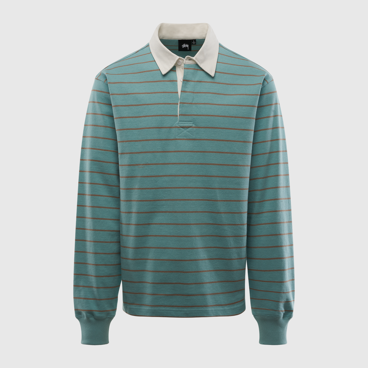 STÜSSY PIN STRIPED RUGBY