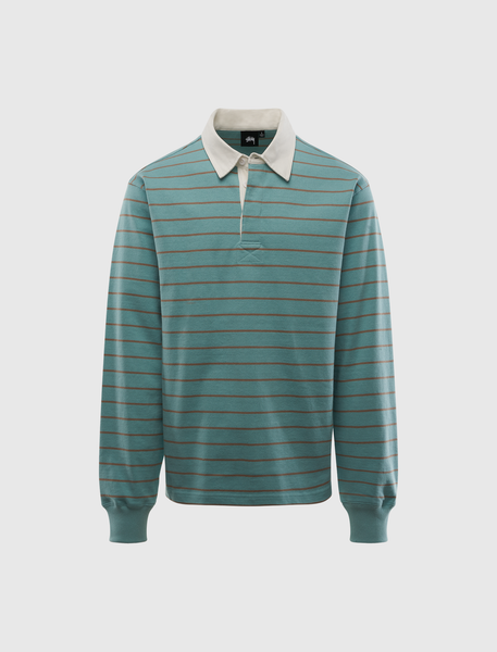 STÜSSY PIN STRIPED RUGBY