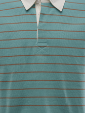 STÜSSY PIN STRIPED RUGBY