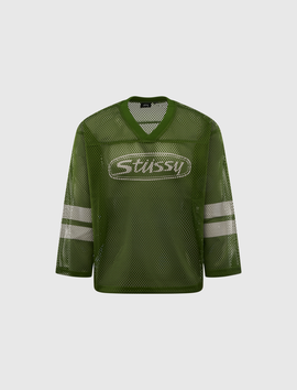 Stussy カーキ　ツナギ STÜSSY TRUCKER TEAM JERSEY