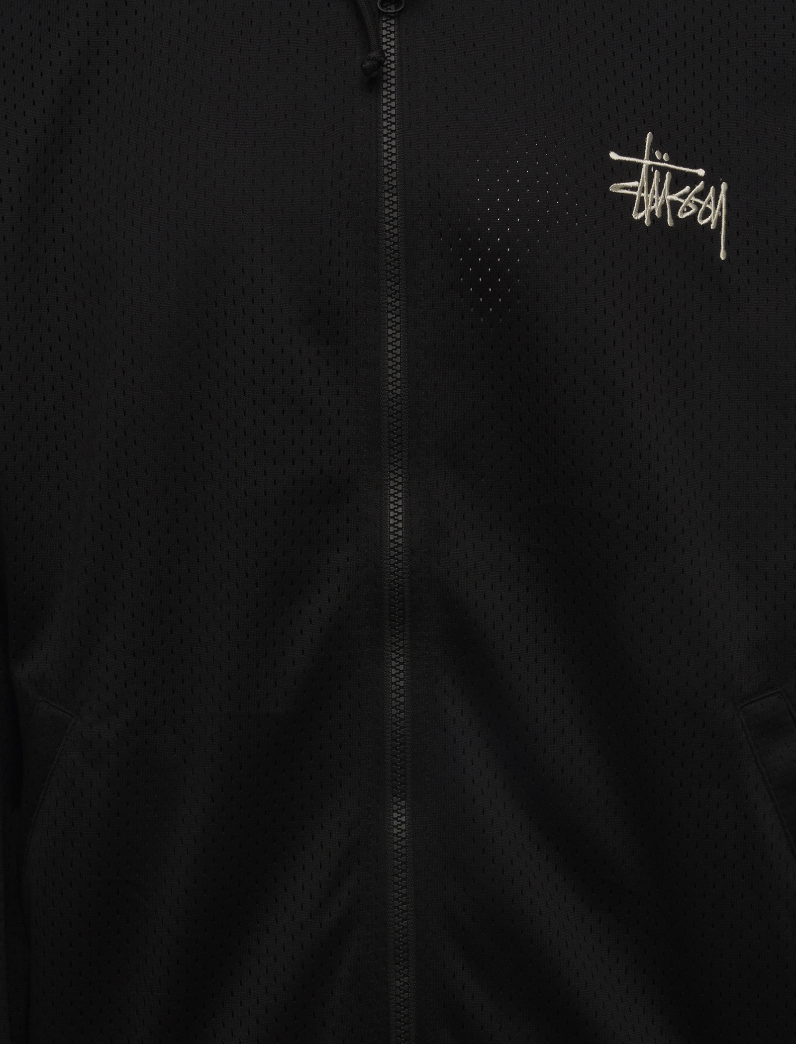 ATHLETIC MESH ZIP HOODIE