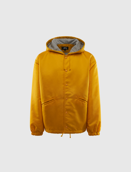 STÜSSY HOODED COACHES JACKET