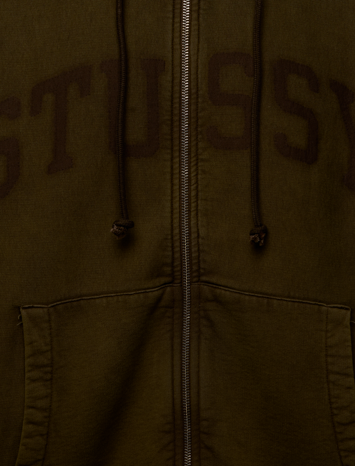 FADED GRAPHIC ZIP HOODIE