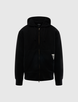 STÜSSY BRASS ZIP KNIT HOODIE