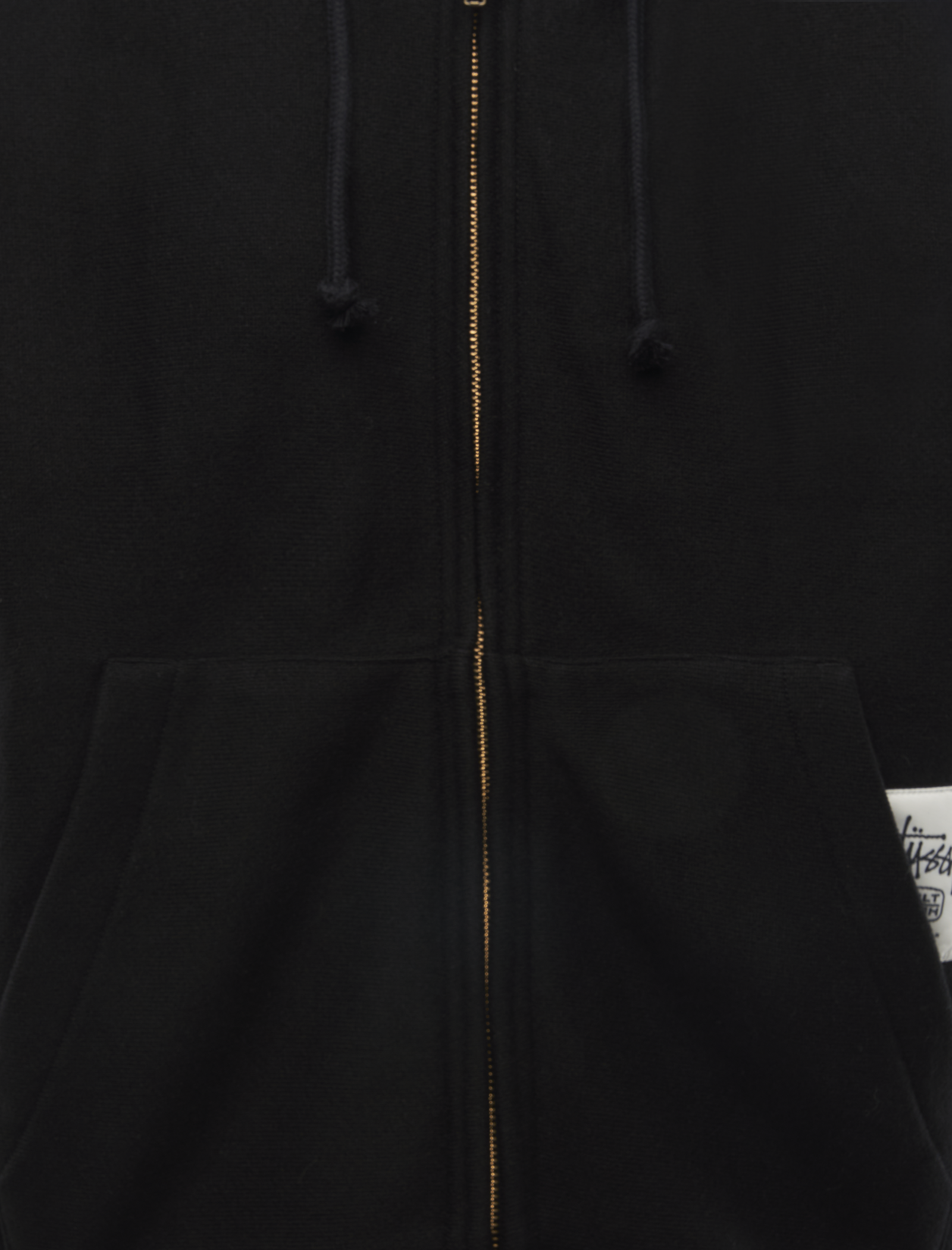 BRASS ZIP KNIT HOODIE