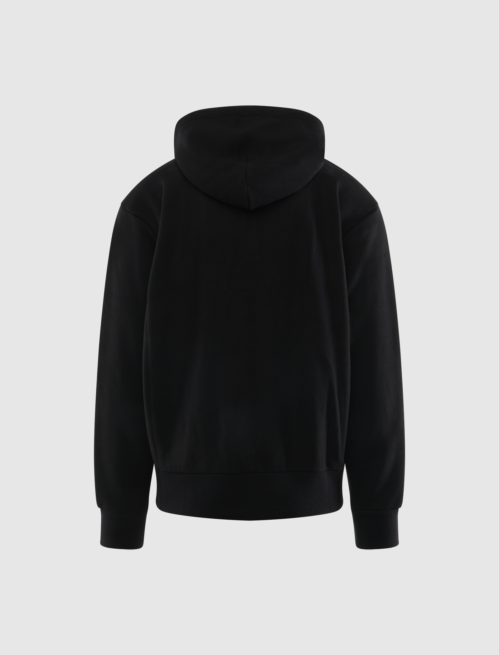 BRASS ZIP KNIT HOODIE