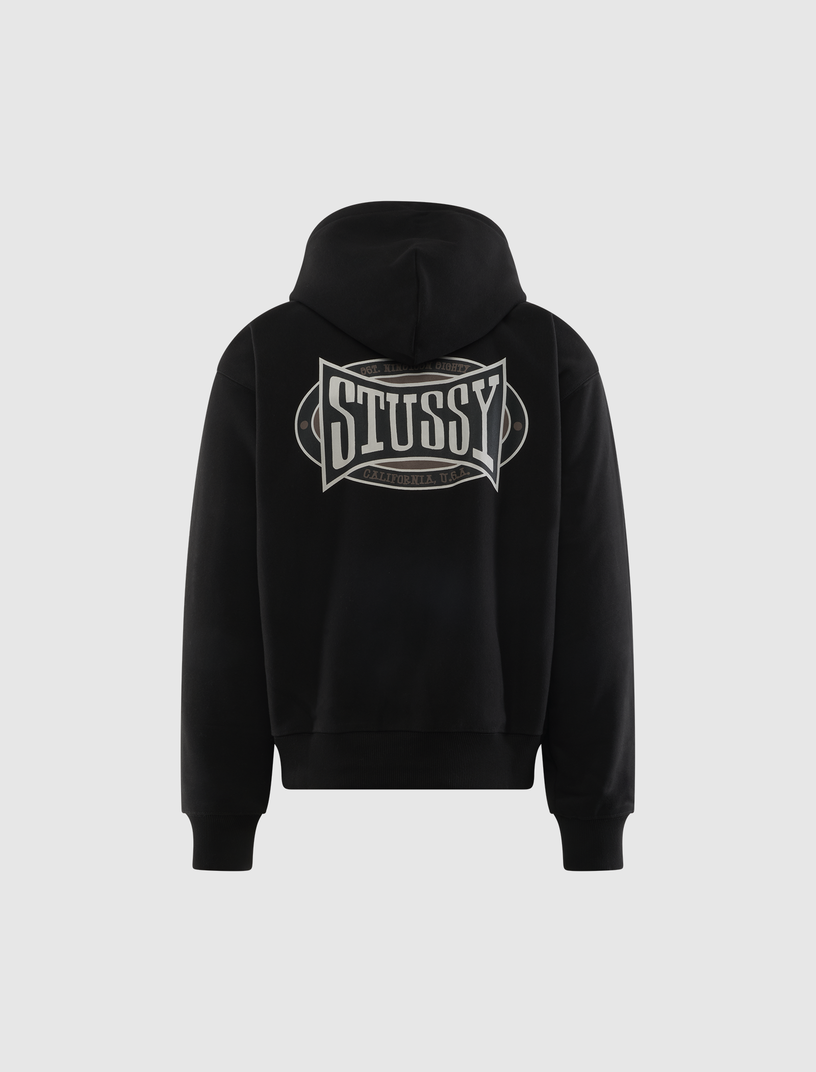 STÜSSY CHAMPION OVAL ZIP HOODIE STÜSSY CHAMPION OVAL ZIP HOODIE