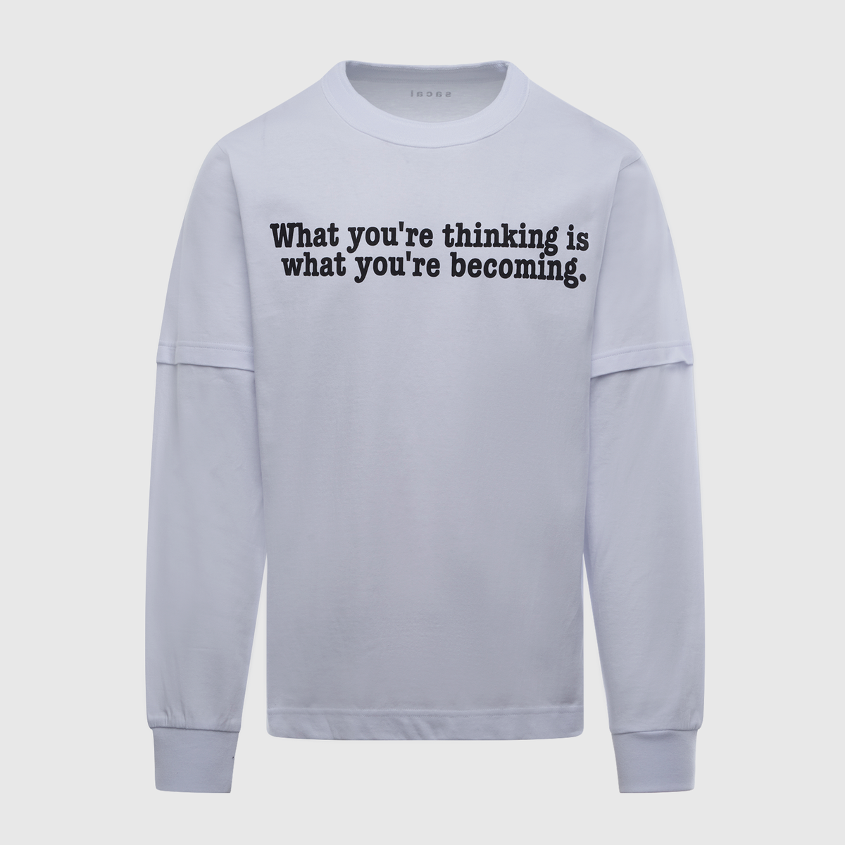 SACAI GRAPHIC LONG SLEEVE T-SHIRT