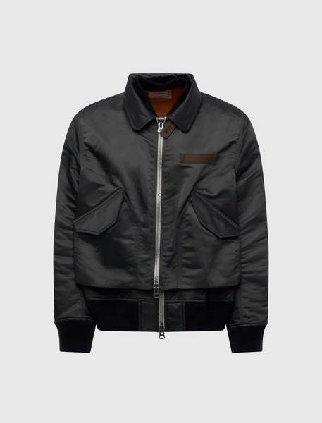 sacai サカイ Nylon Twill Blouson MA-1 ブラック SACAI NYLON TWILL BLOUSON