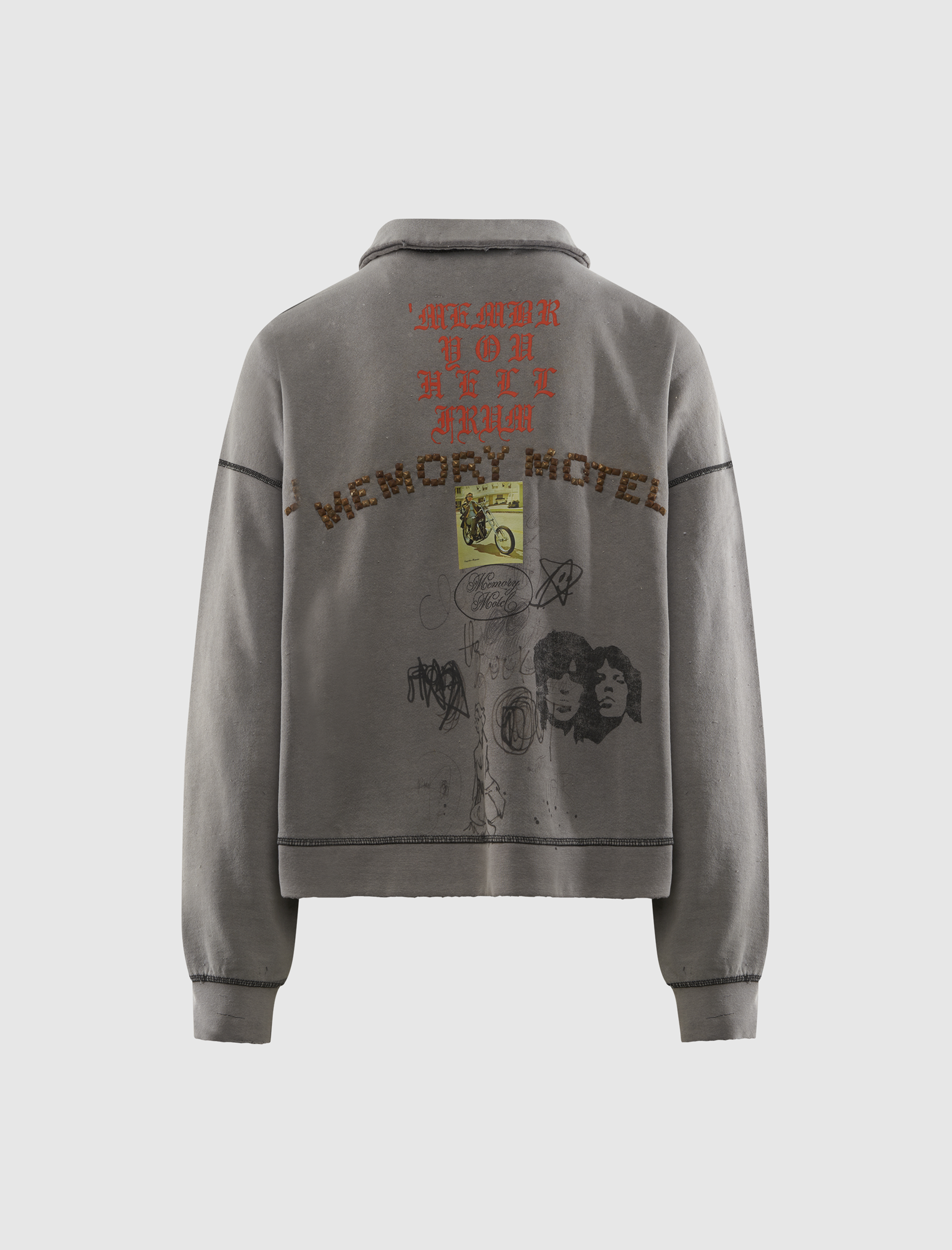 SORRY 'BOUT THAT 1/4 ZIP CREWNECK
