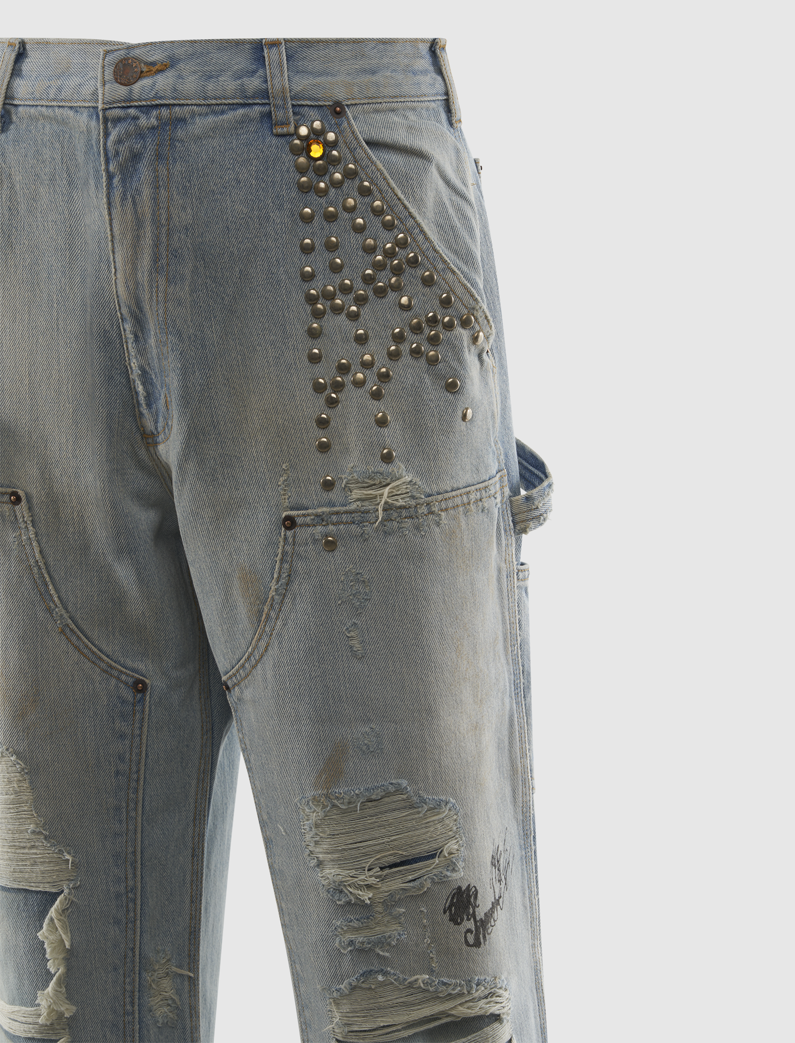 BUSTED DBL KNEE JEAN