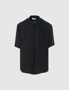 SAINT LAURENT YSL SHORT SLEEVE WOVEN SHIRT