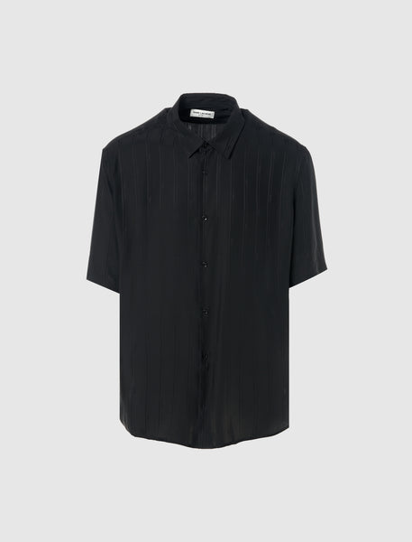 ysl dress shirts SAINT LAURENT YSL SHORT SLEEVE WOVEN SHIRT