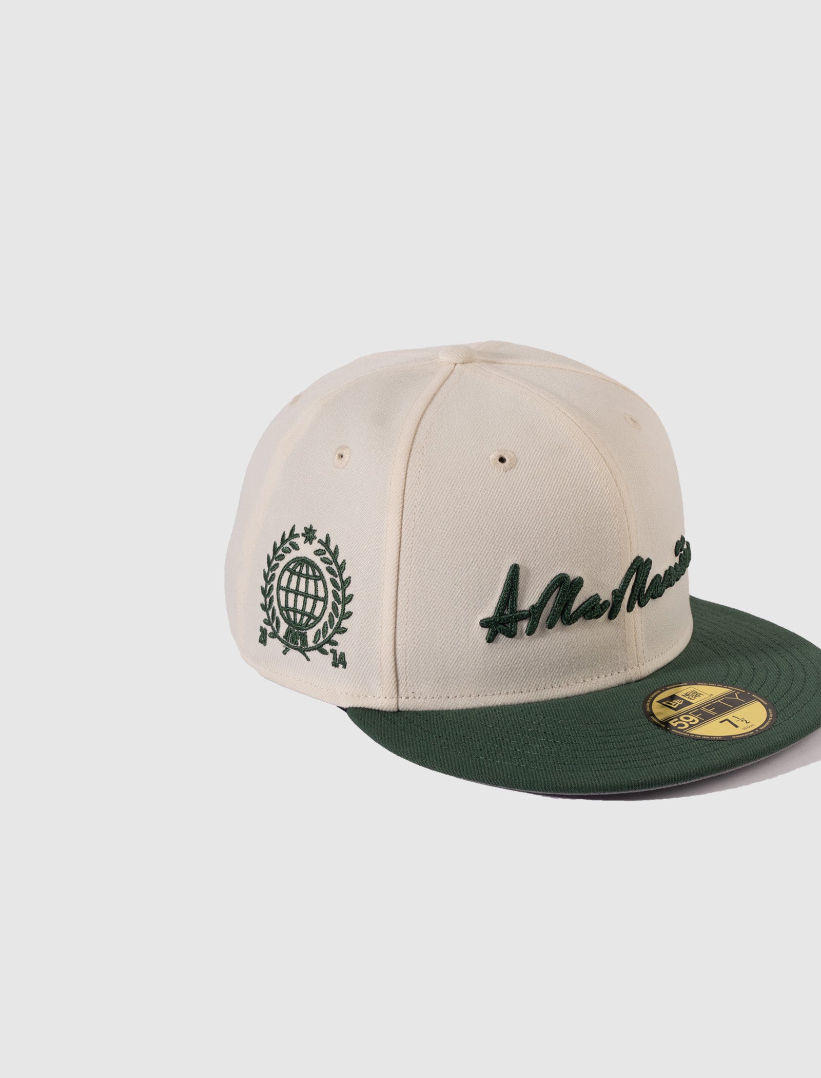 New Era × A Ma Maniere 59FIFTY 7 3/4 A MA MANIÉRE AMM CHAIN AMM 2014 CHROME HAT