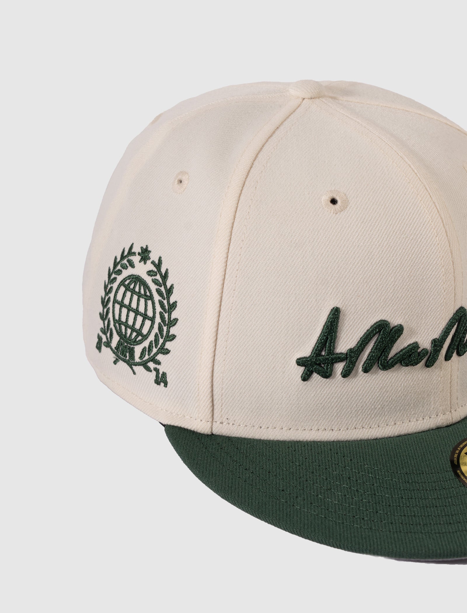 NEW ERA A MA MANIÉRE CHAIN FITTED HAT GREEN