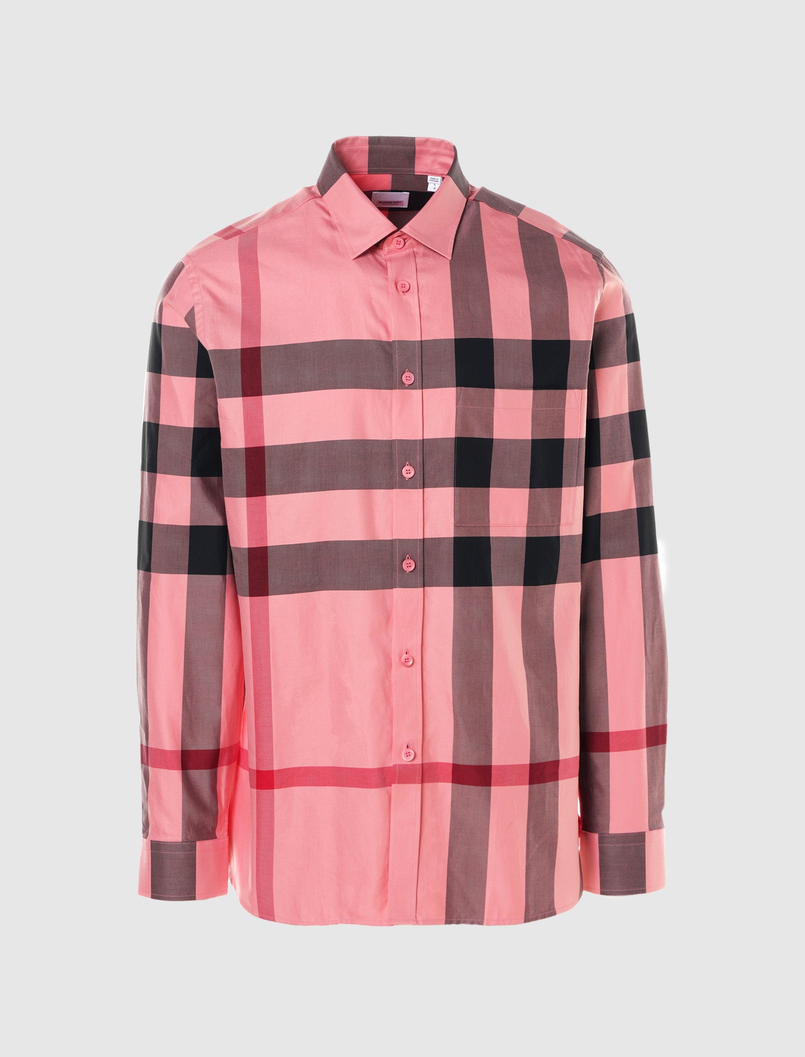 LONG SLEEVE CHECK BUTTON-DOWN