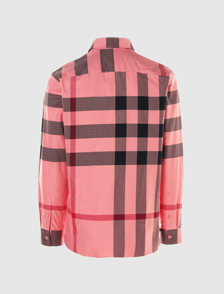 LONG SLEEVE CHECK BUTTON-DOWN
