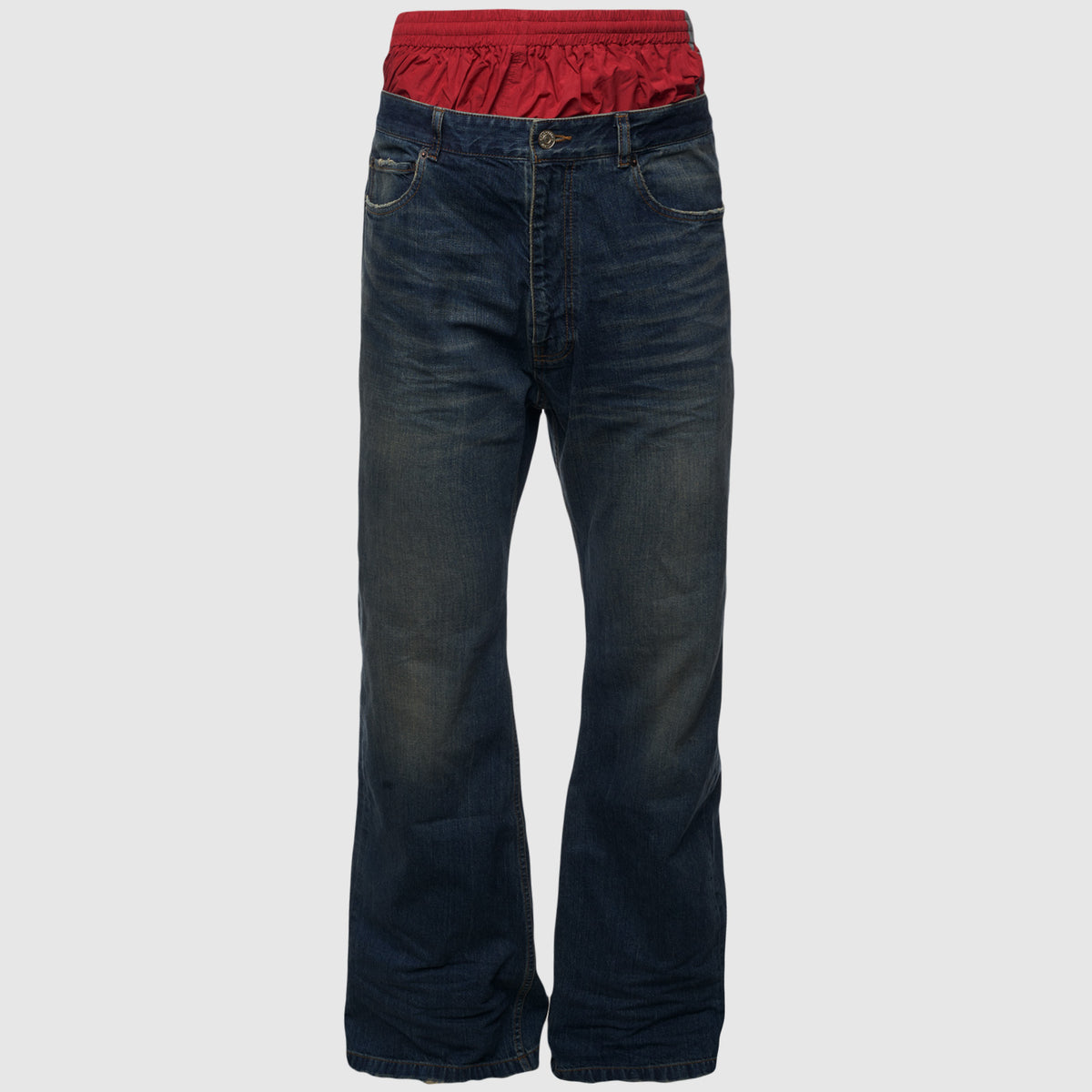 BALENCIAGA LAYERED JEANS