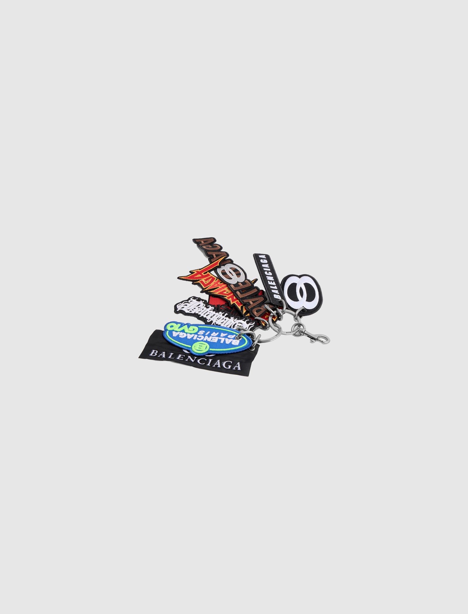 BALENCIAGA CHARM KEYCHAIN PATCHES