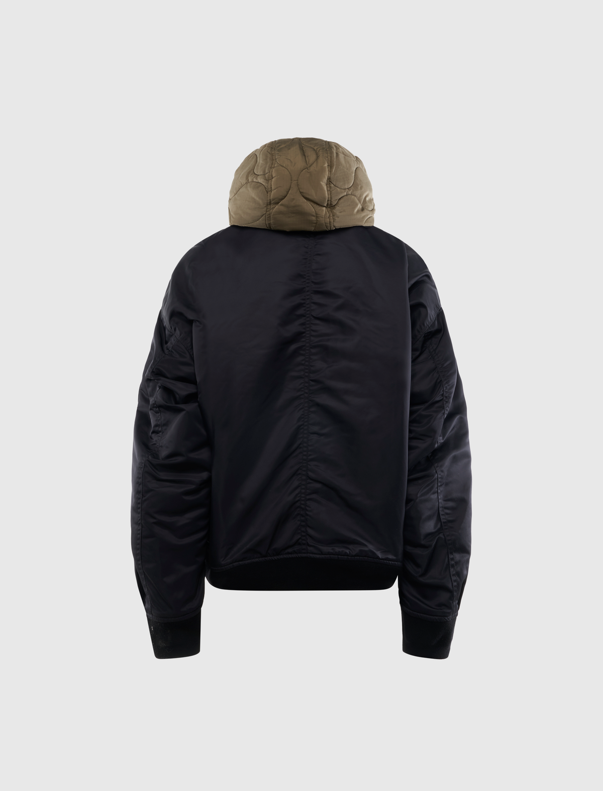 HOODED BOMBER JACKET