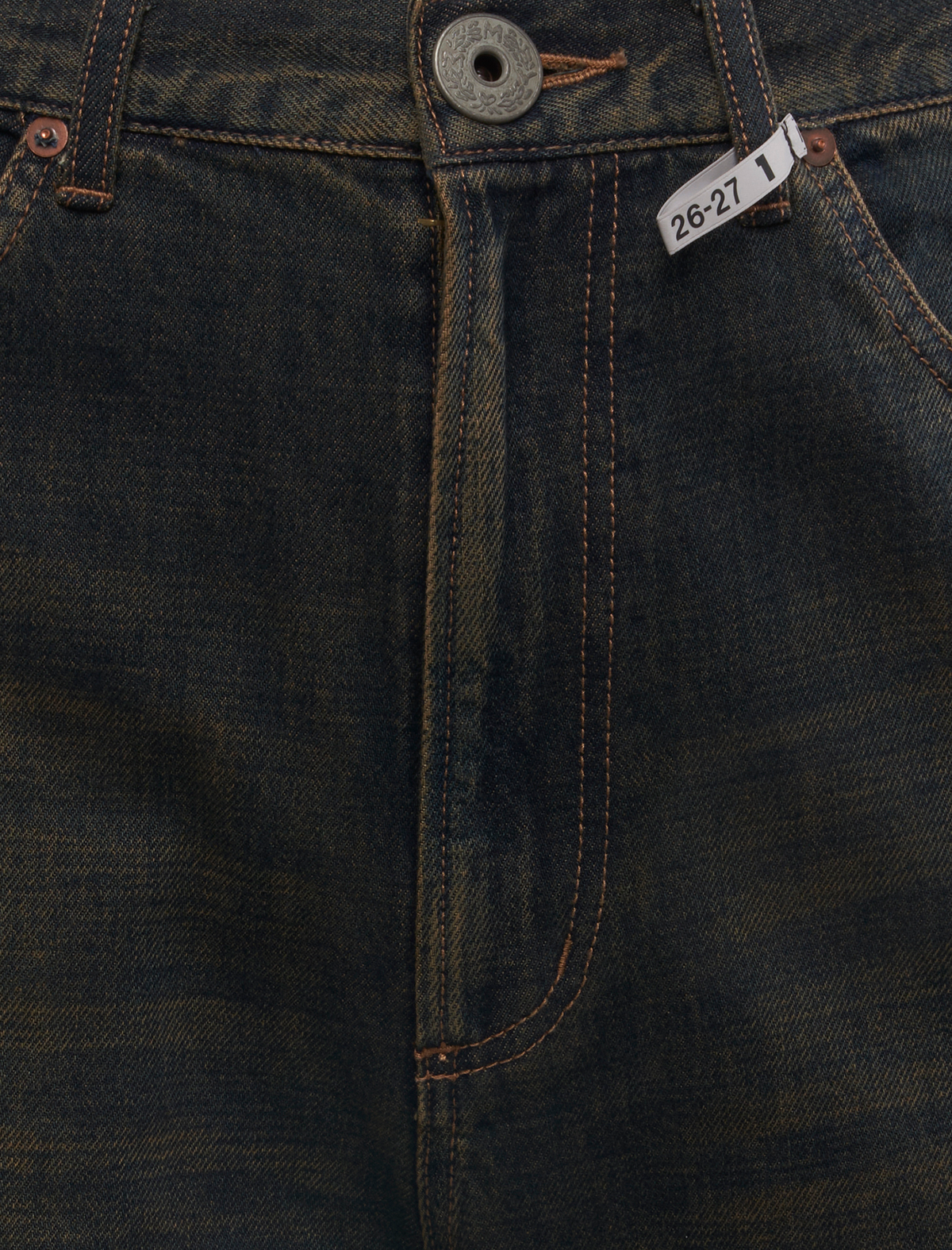FOLDED DENIM JEANS