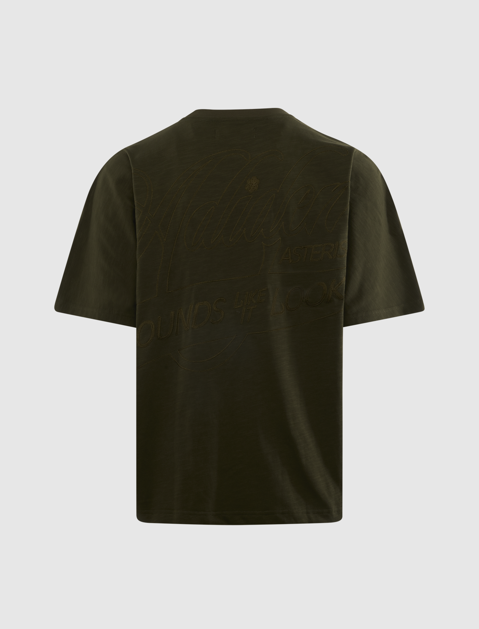 SLUB CURSIVE TEE