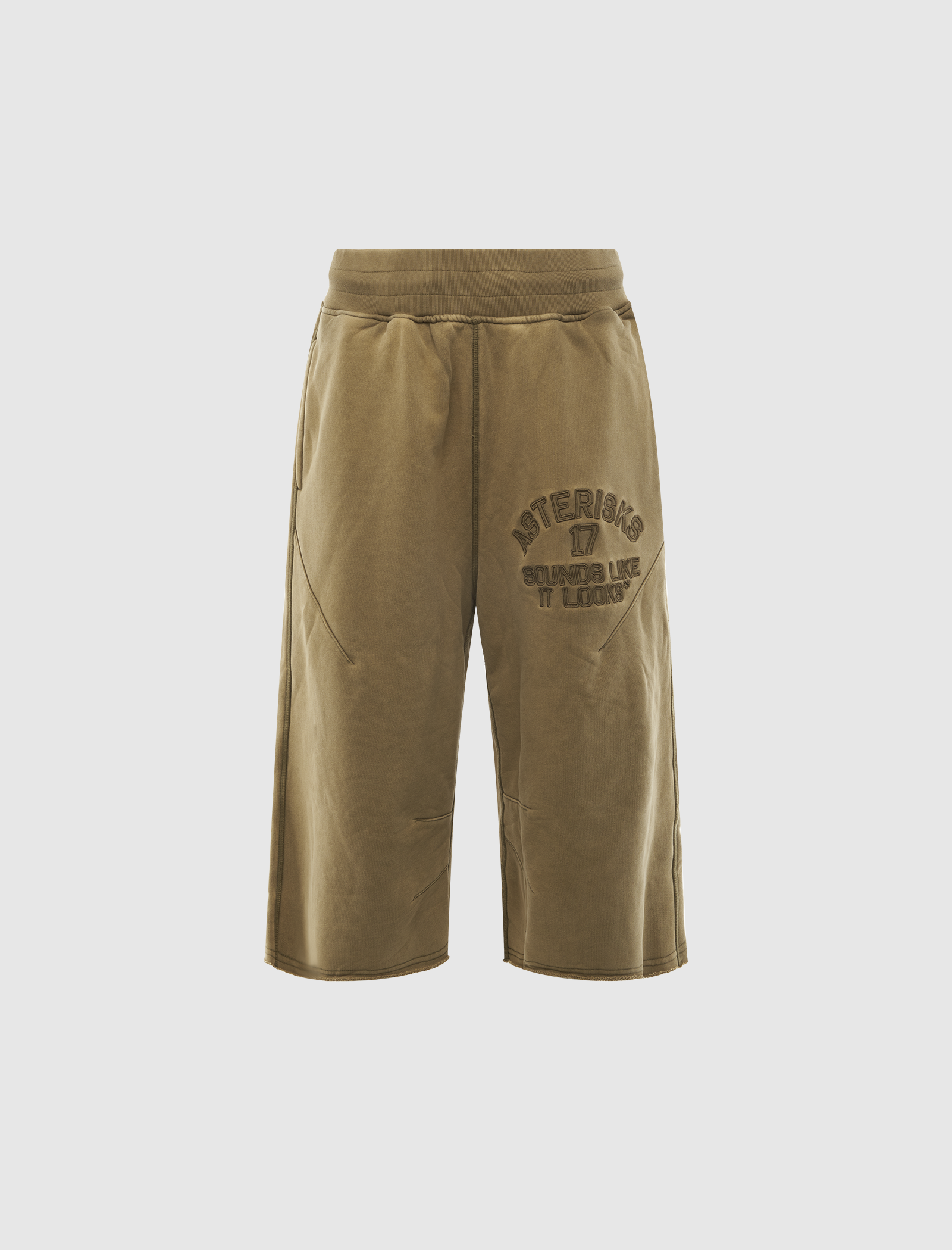 RAW HEM SWEAT CAPRI