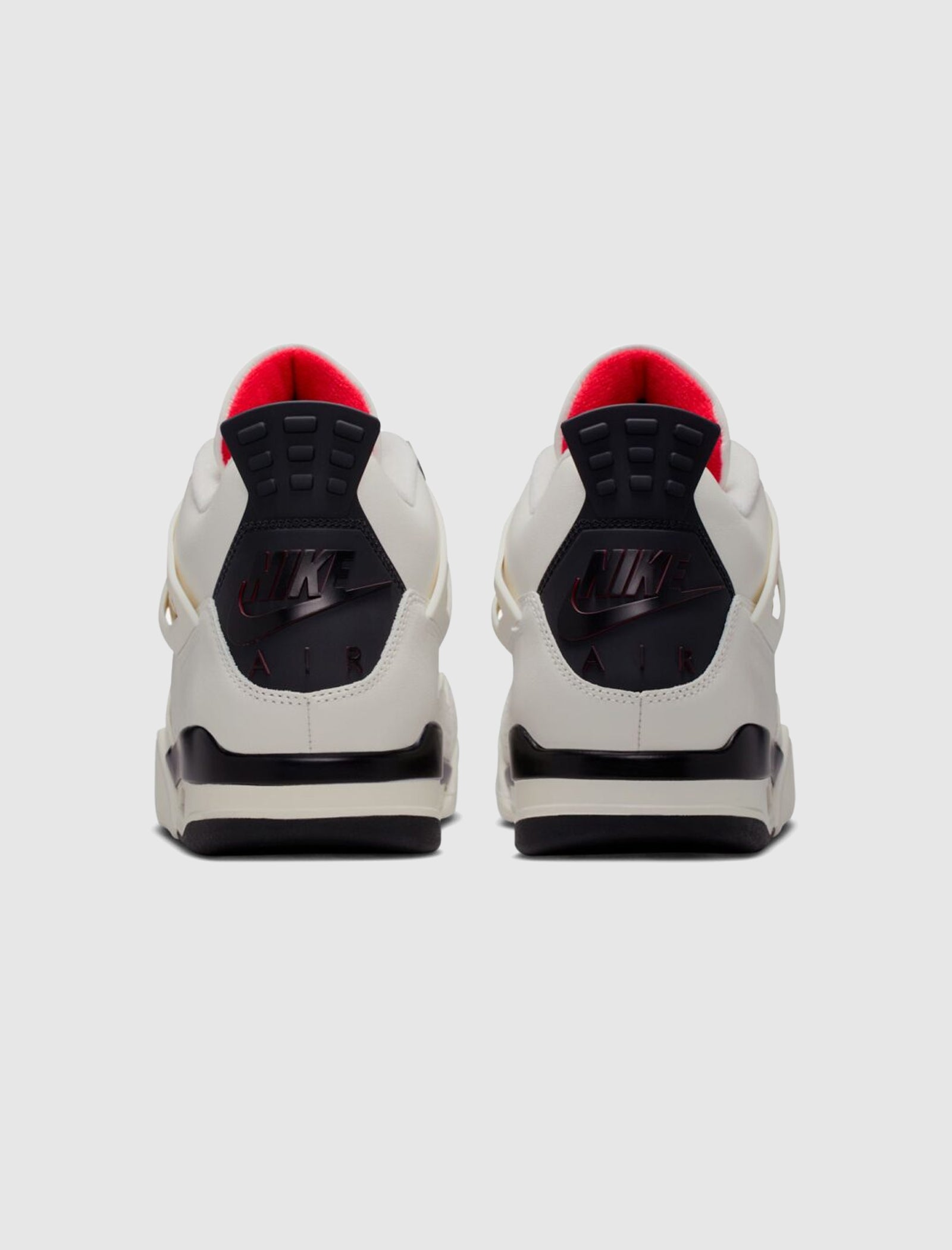 Back view of a pair of AIR JORDAN 4 RETRO OG 