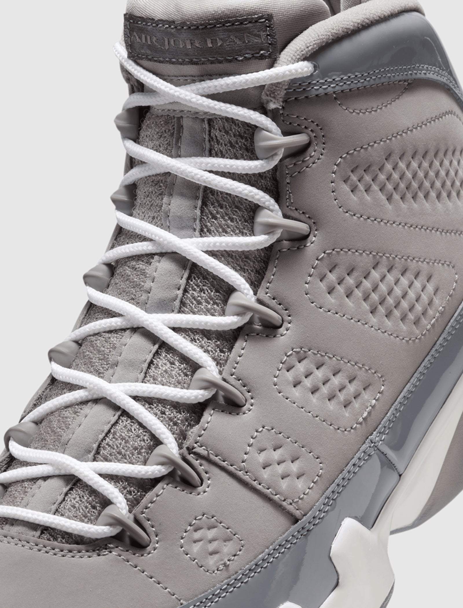 AIR JORDAN 9 RETRO "MEDIUM GREY/COOL GREY/WHITE"