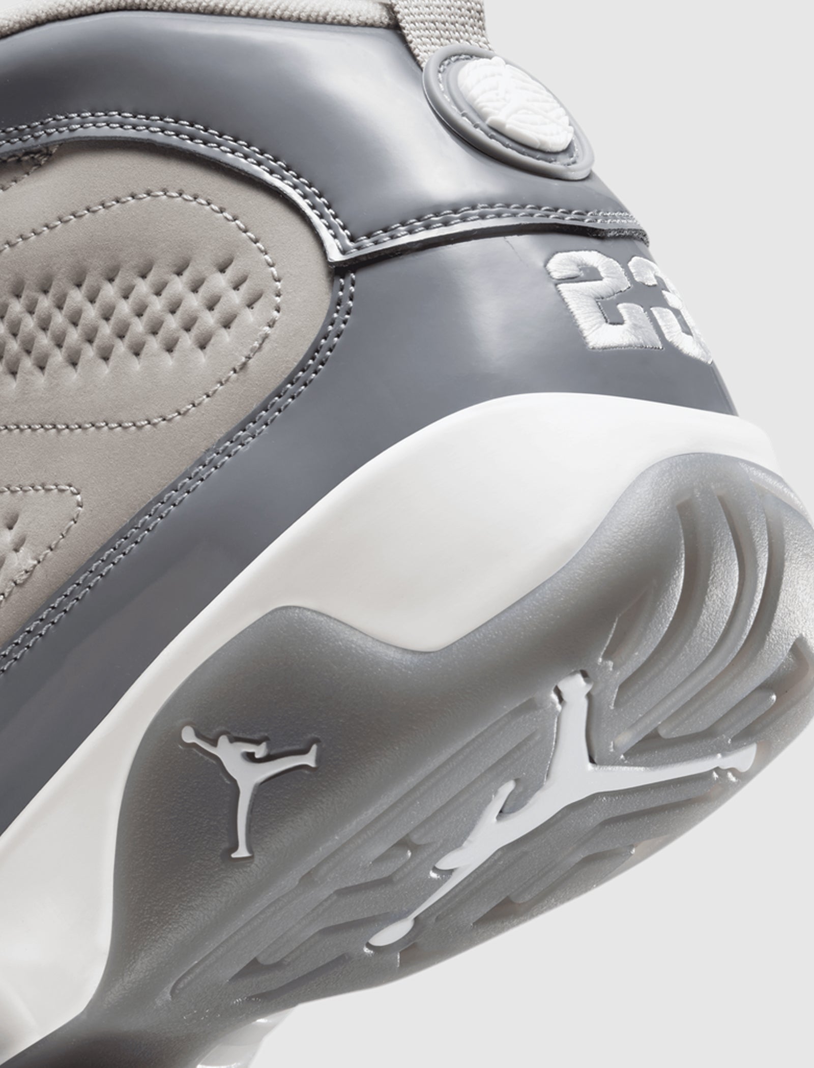 AIR JORDAN 9 RETRO "MEDIUM GREY/COOL GREY/WHITE"